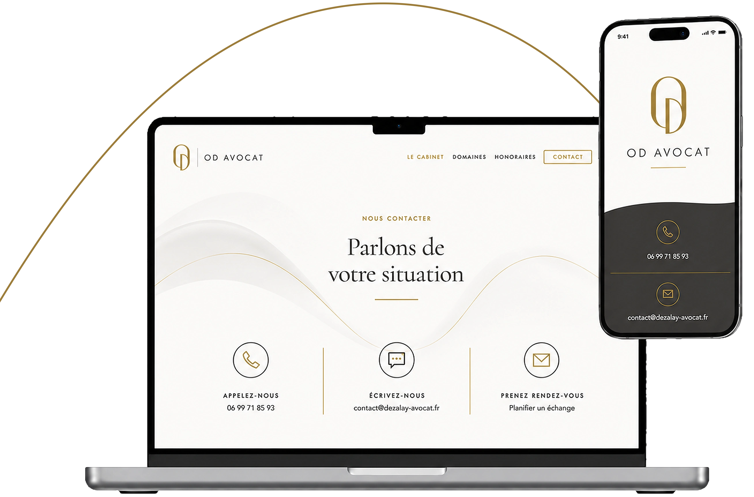 Le cabinet OD AVOCAT, joignable sur ordinateur comme sur téléphone